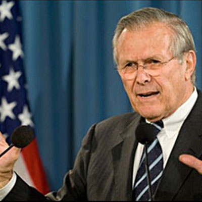 La febbre suina arricchir Donald Rumsfeld